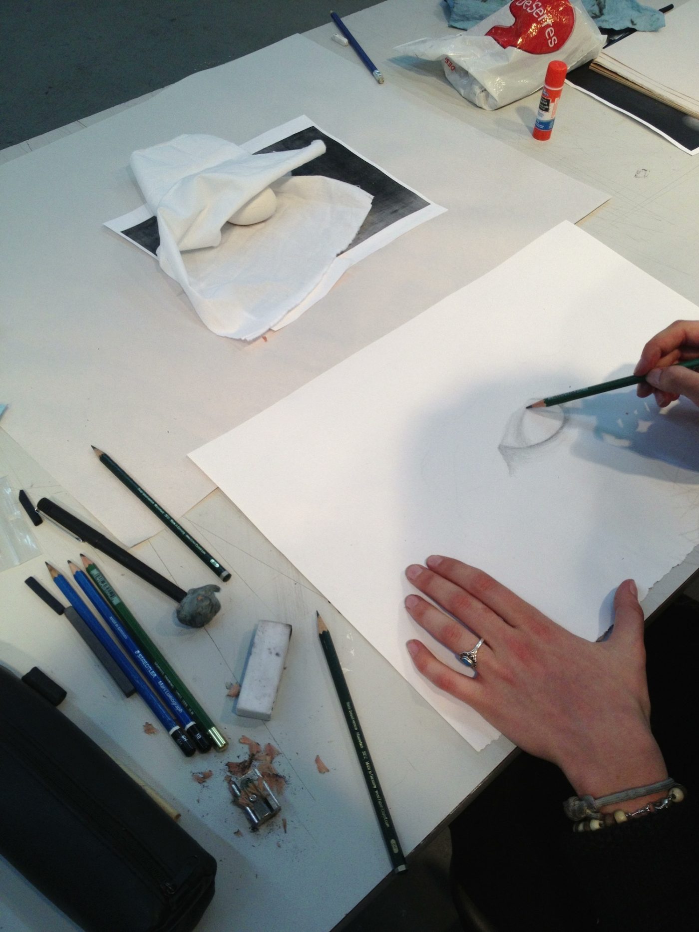 Drawing, class, student, École d'art Pointe-Saint-Charles Art School