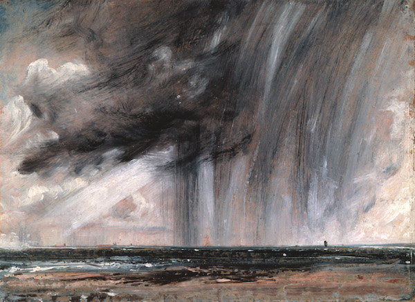 John Constable - Seascape Study with Rain Cloud 600