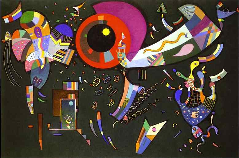 Around The Circle 1940 Oil And Enamel On Canvas